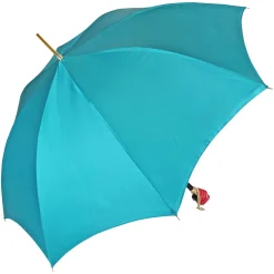 Exclusive umbrella with colorfull Sicily "Testa di moro"