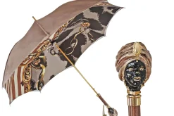 Exclusive umbrella with Classic Sicily "Testa di moro"