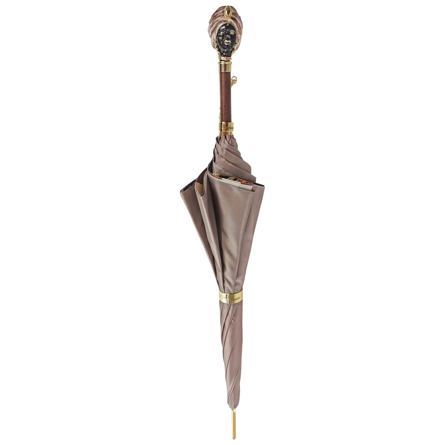 Exclusive umbrella with Classic Sicily "Testa di moro"