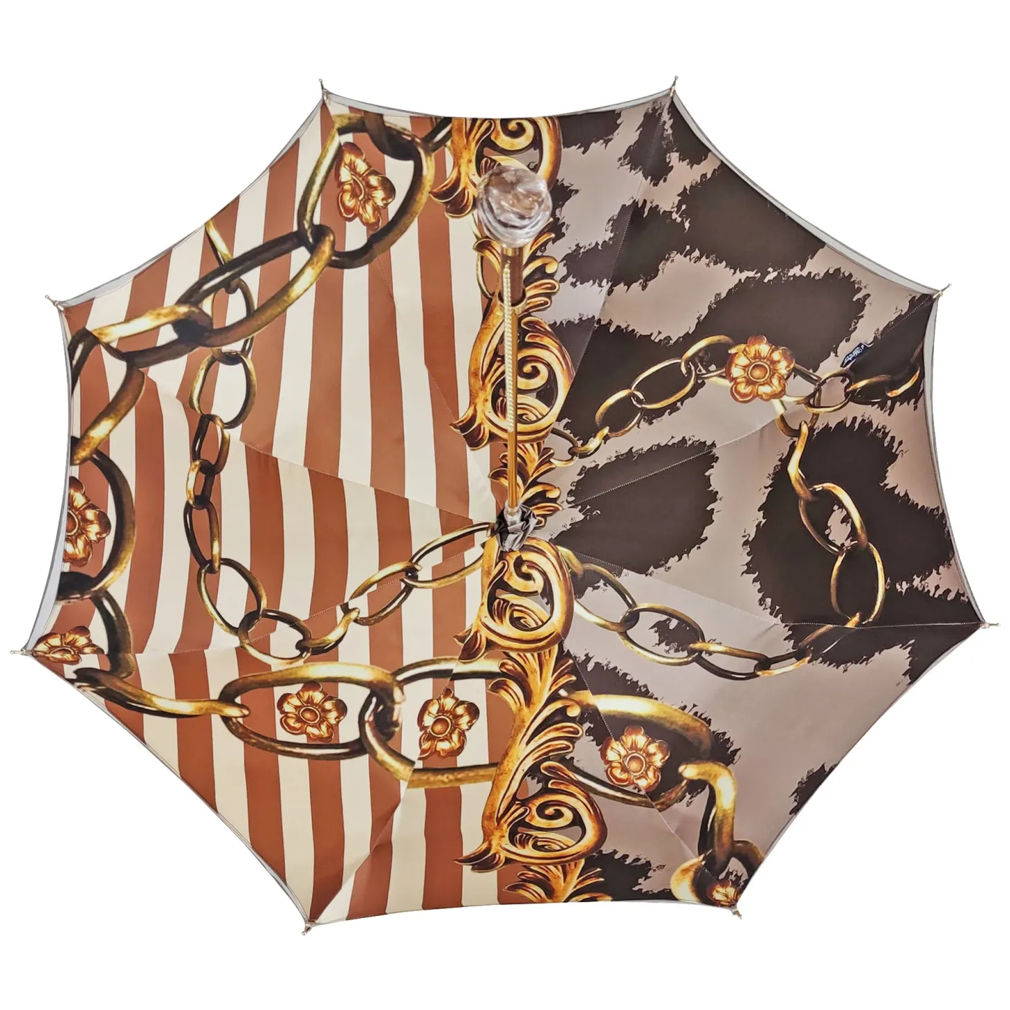 Exclusive umbrella with Classic Sicily "Testa di moro"