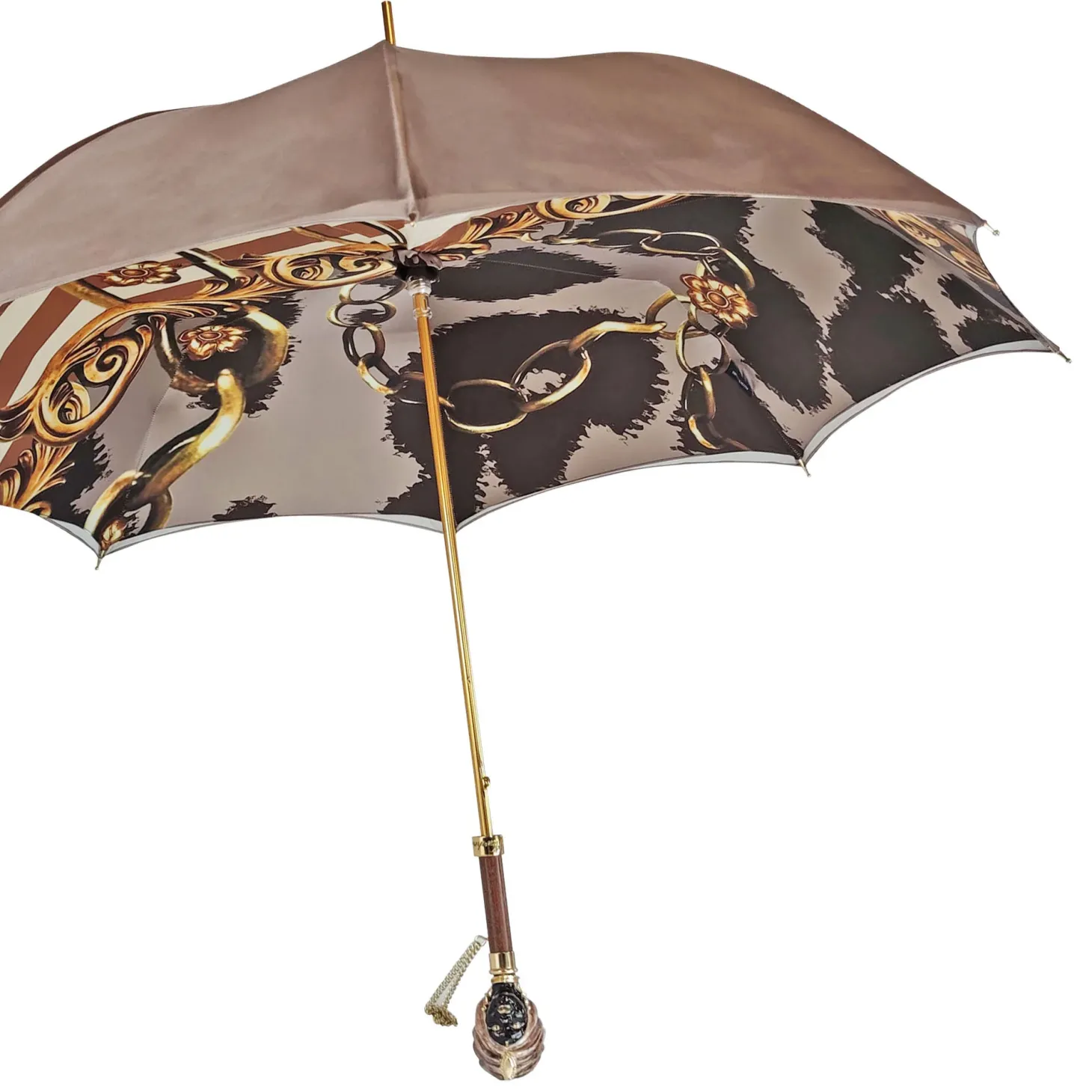 Exclusive umbrella with Classic Sicily "Testa di moro"