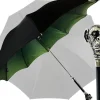 Exclusive umbrella with hand-painted monkey handle