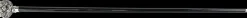 Exclusive Walking stick with Silverplated 925 tiger