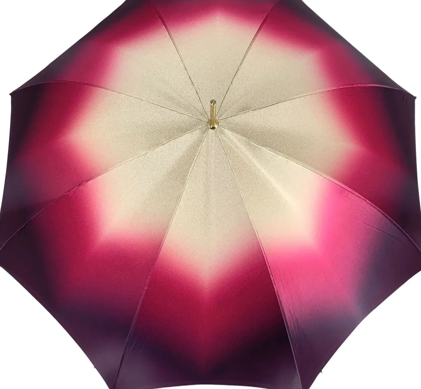Fanciful Umbrella With Peacock Design