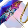 Fantastic Double Canopy Luxury purple Umbrella