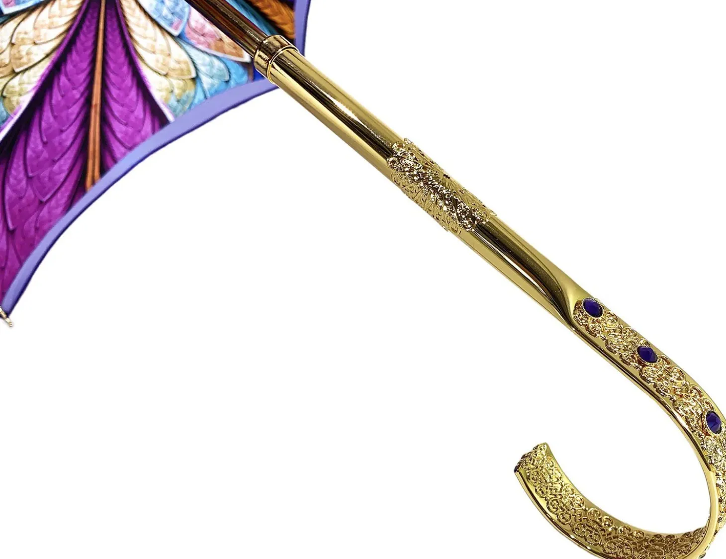 Fantastic Double Canopy Luxury purple Umbrella
