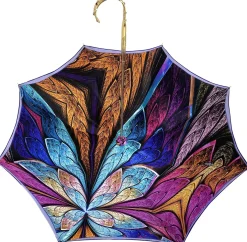 Fantastic Double Canopy Luxury purple Umbrella