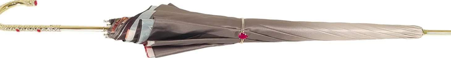 Fantastic Double Canopy Luxury Ladies Umbrella