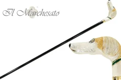 Fantastic Hand-Enamelled on 24k Gold - Greyhound