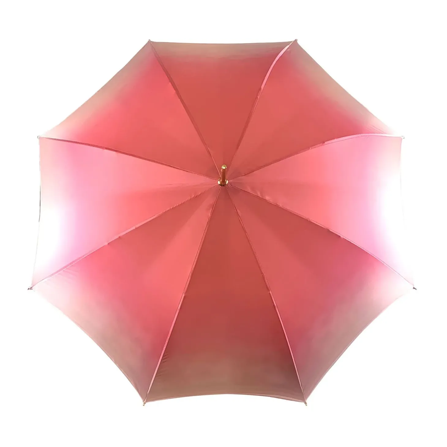Fantastic light pink umbrella with Special flowered handle