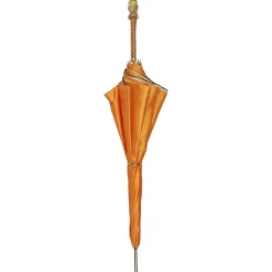Fantastic Orange umbrella with leopard print
