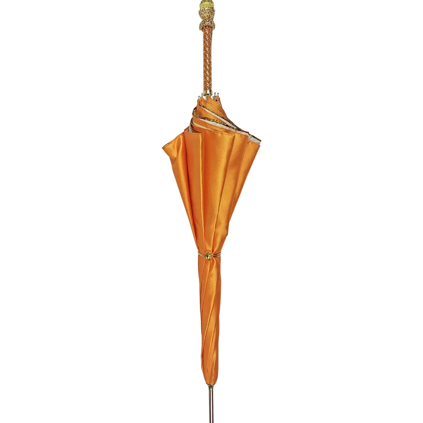 Fantastic Orange umbrella with leopard print