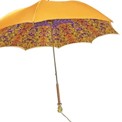 Fantastic Orange umbrella with leopard print