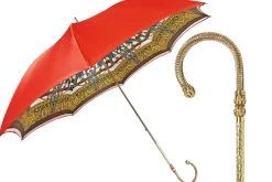 Fantastic red umbrella with Egyptian style