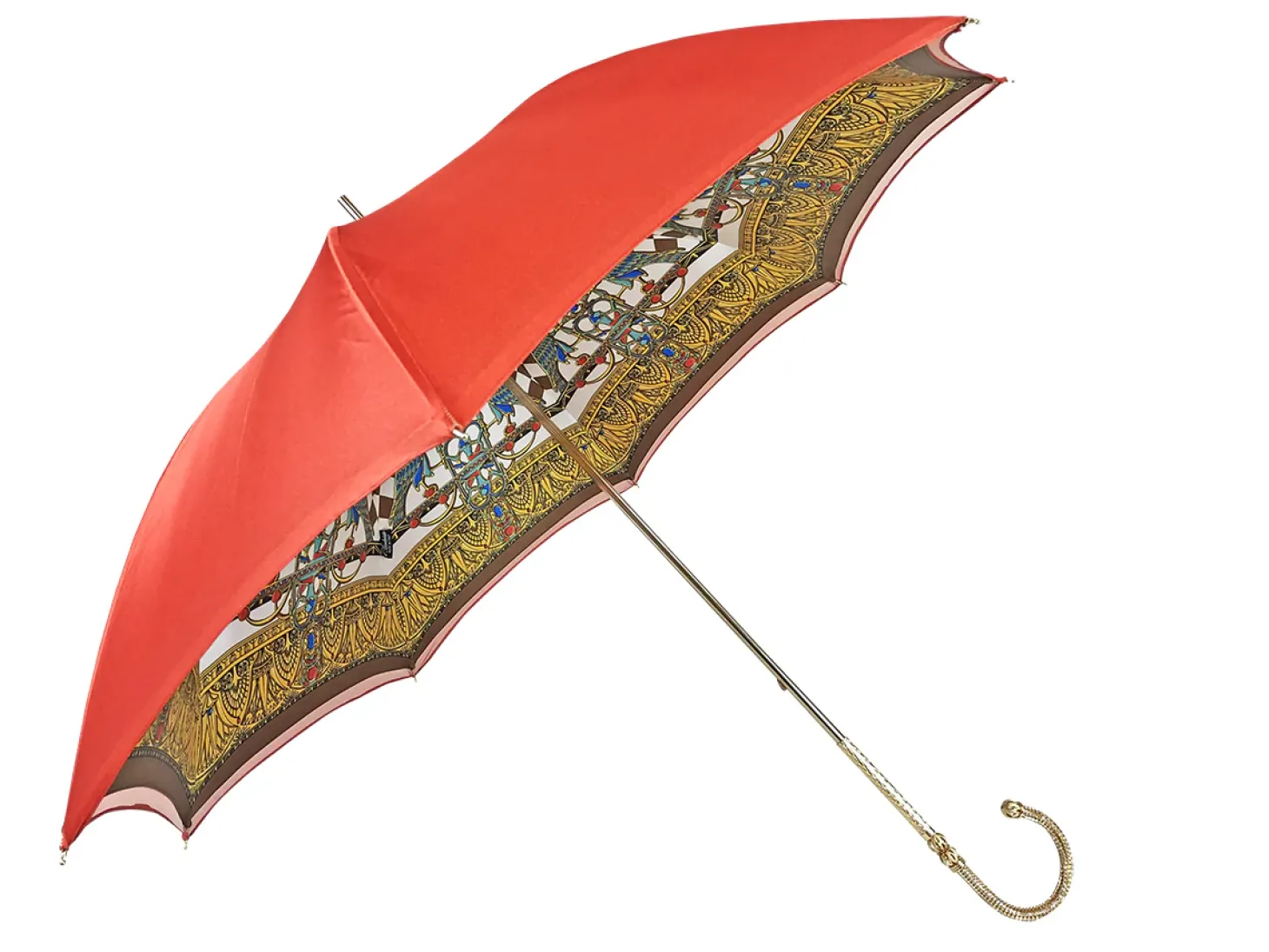 Fantastic red umbrella with Egyptian style