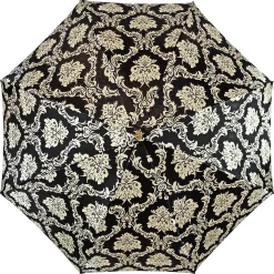 Fashionable black damask with fantastic green