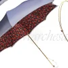 Fashionable Gradient Grey&Flowered Umbrella, Double Cloth Fashionable Italian Umbrella