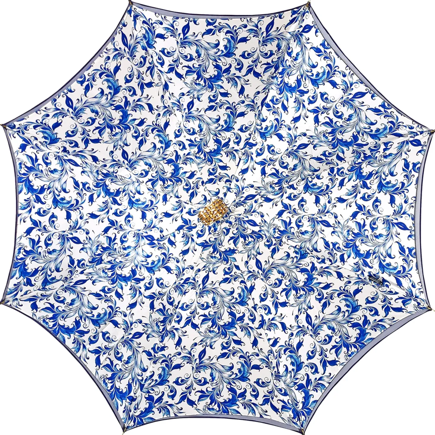 Fine and elegant light blue umbrella