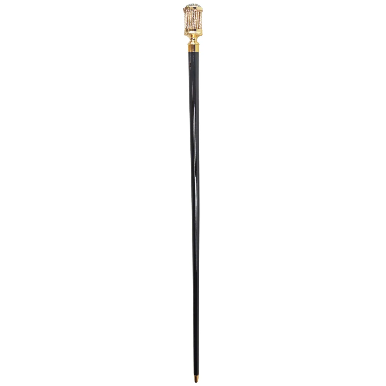 Fine and elegant walking stick with crystals