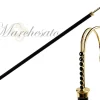 Fine Walking Sticks - Black Swarovski Crystals