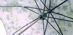 Flowered Green Parasol