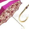 Flowered Luxury Ladies Umbrella High Quality Italian Fashion Umbrella
