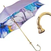 Flowered umbrella in shades of lilac