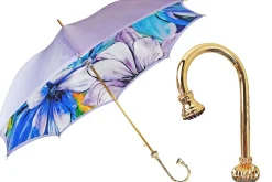 Flowered umbrella in shades of lilac
