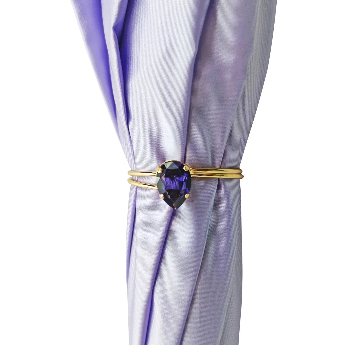 Flowered umbrella in shades of lilac