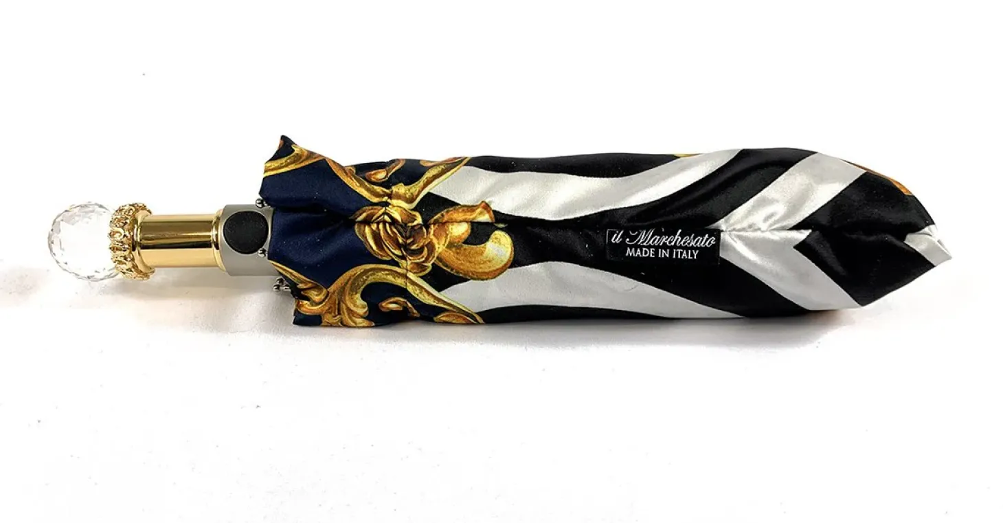 Folding Umbrella With Swarovski Crystal