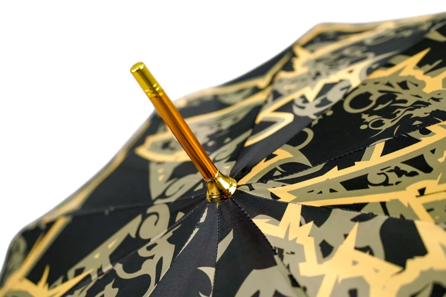 Gold Horse Head Handle Umbrella – Elegant Equestrian Design