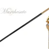 Golden Majesty: 24K Gold-Plated Walking Canes with Crystal Elegance