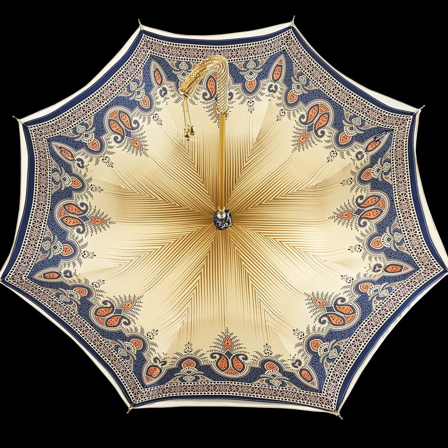Golden Umbrella in a Fancy design