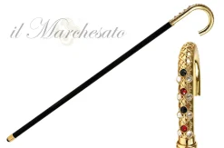Goldplated brass Handle - Luxury canes for men