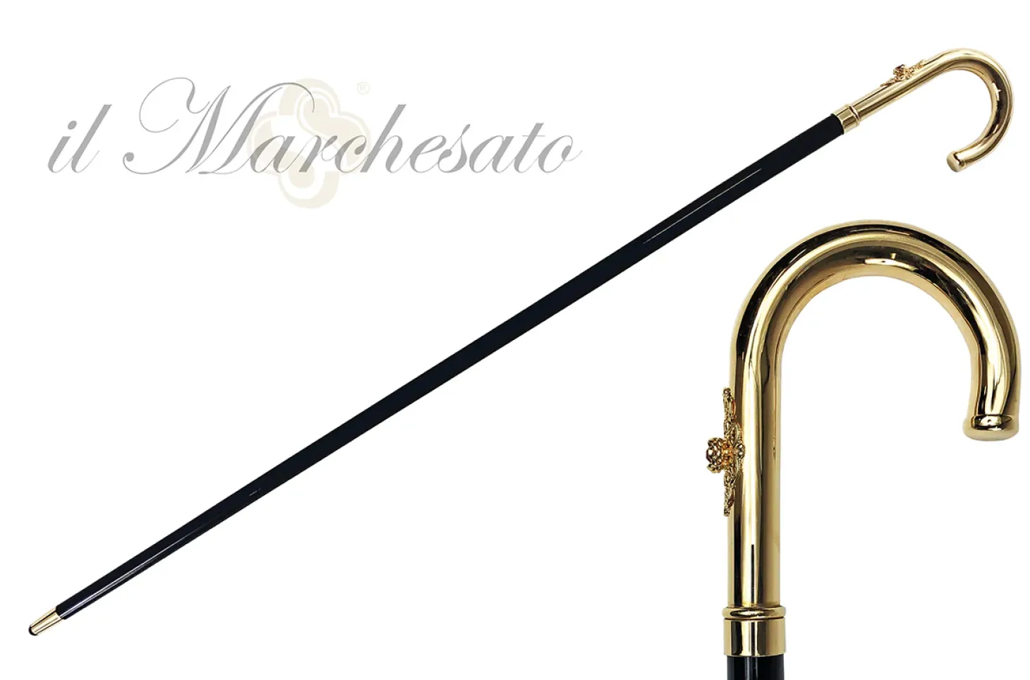 Goldplated Walking stick for Women
