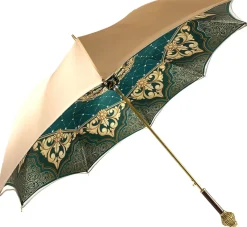Gorgeous Cream Color Umbrella With Double Fabric
