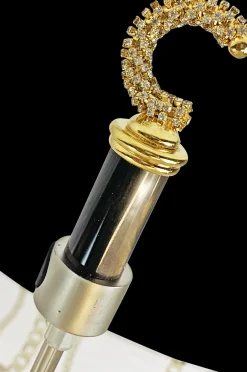 Graceful exclusive ilMarchesato design with crystals handle