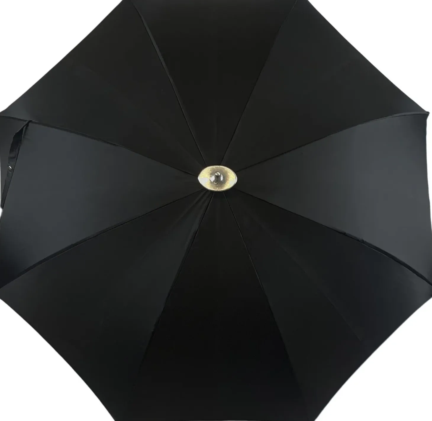 Handcrafted Leather Seat Umbrella - Black Color