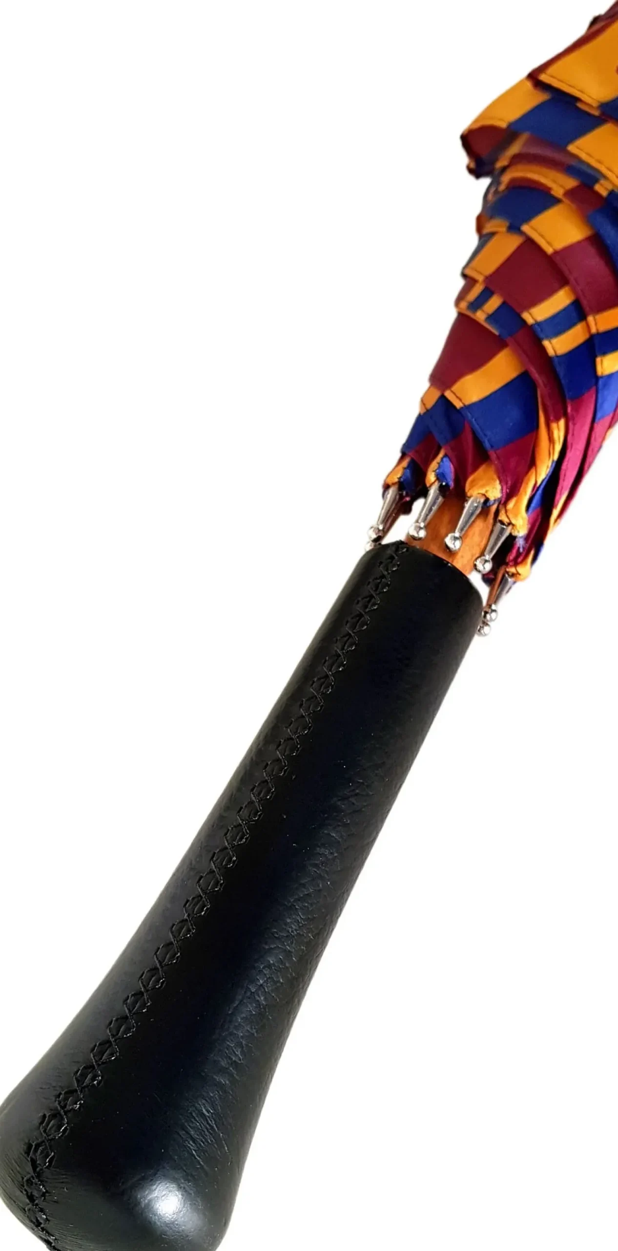 Handcrafted Multi-Color Striped Umbrella