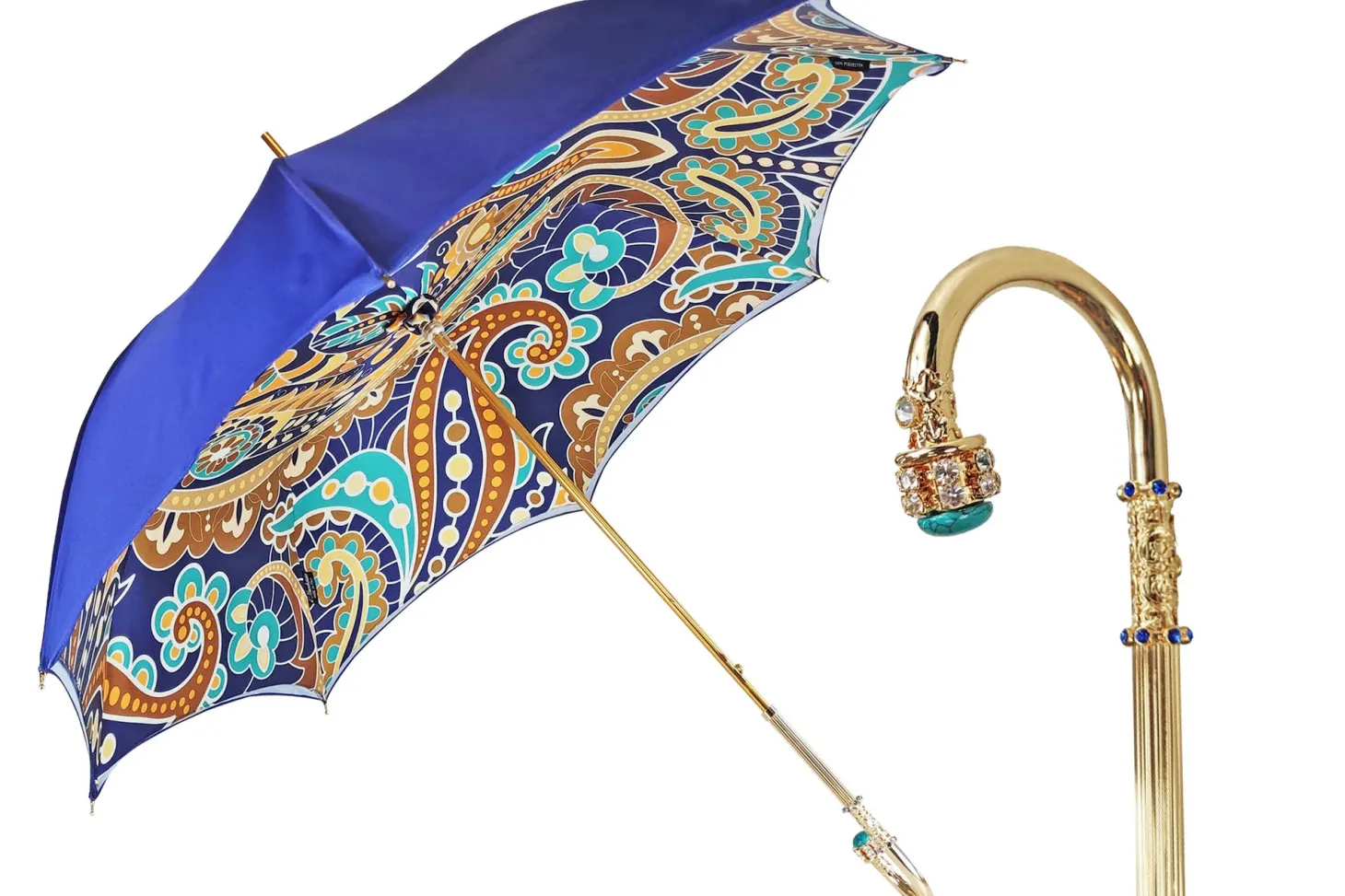 Handcrafted Umbrella with Abstract Design