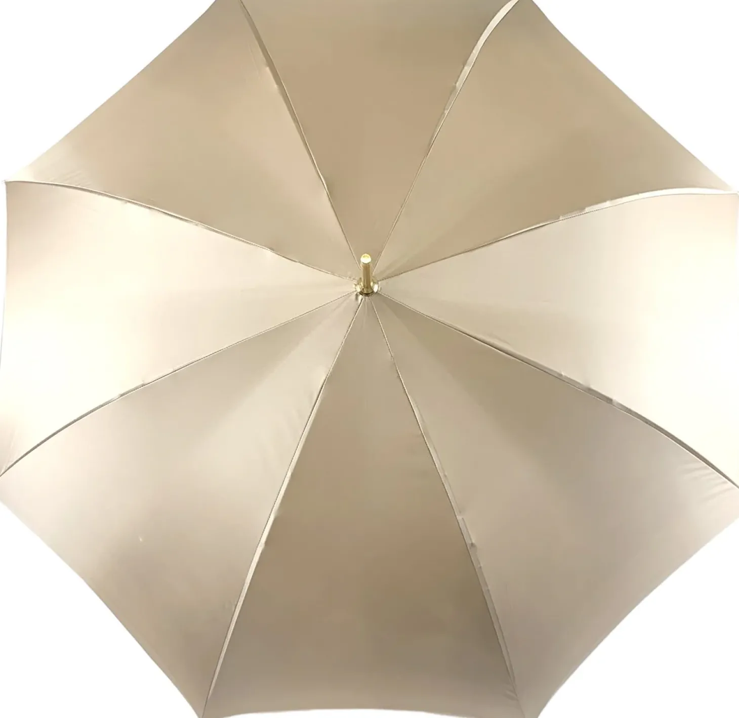 Handmade Cream Umbrella - Abstract Design
