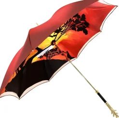Handmade Double Cloth Umbrella Exclusive Savannah Design