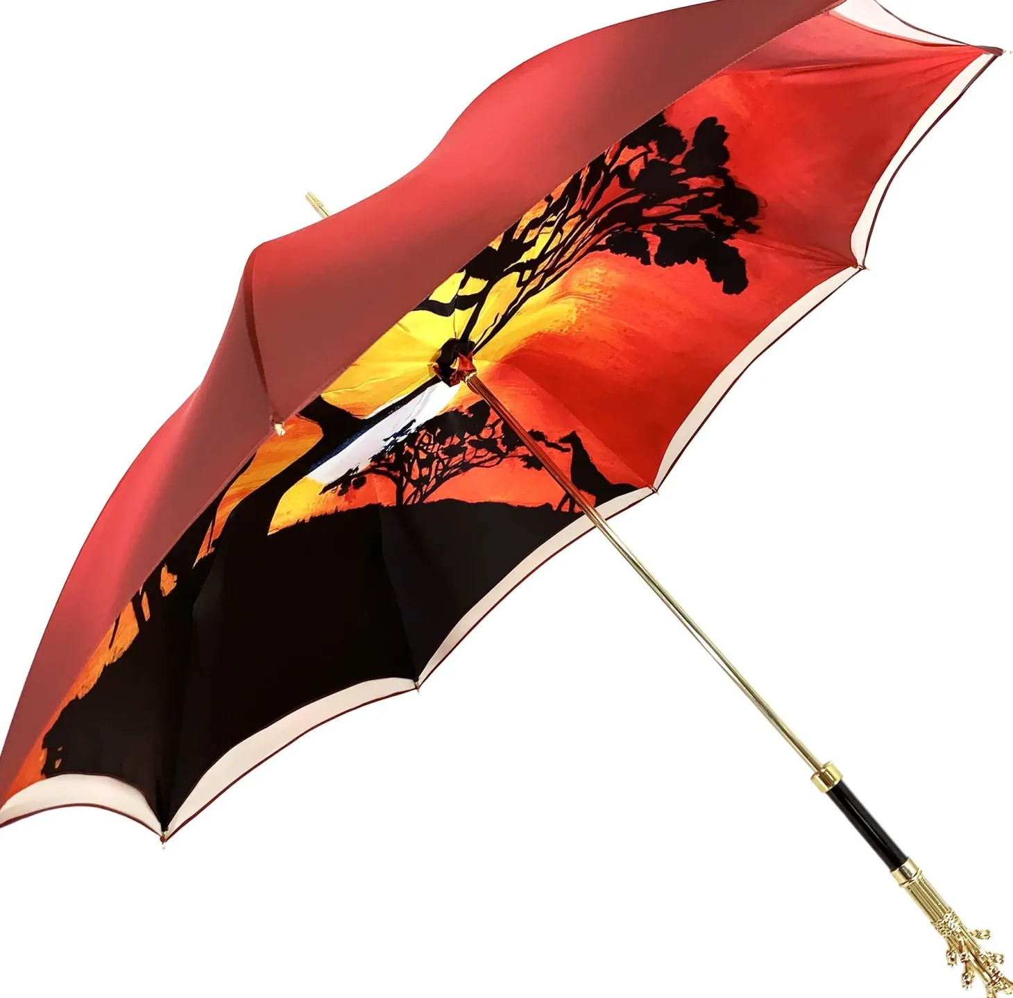 Handmade Double Cloth Umbrella Exclusive Savannah Design