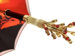 Handmade Double Cloth Umbrella Exclusive Savannah Design