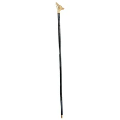 Handmade Fox Walking stick - 24K gold-plated