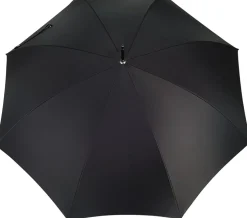 Handmade Men's Umbrella - Striped Red And Cream - Shaded Colors