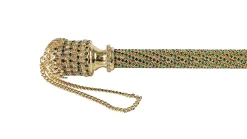 Handmade Shoehorn with Emerald Crystals