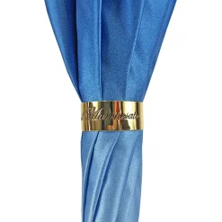 Handmade umbrella in multicolor satin fabric