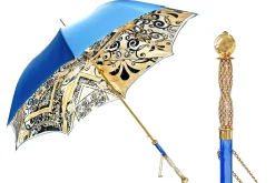 Handmade umbrella with exclusive Majolica design