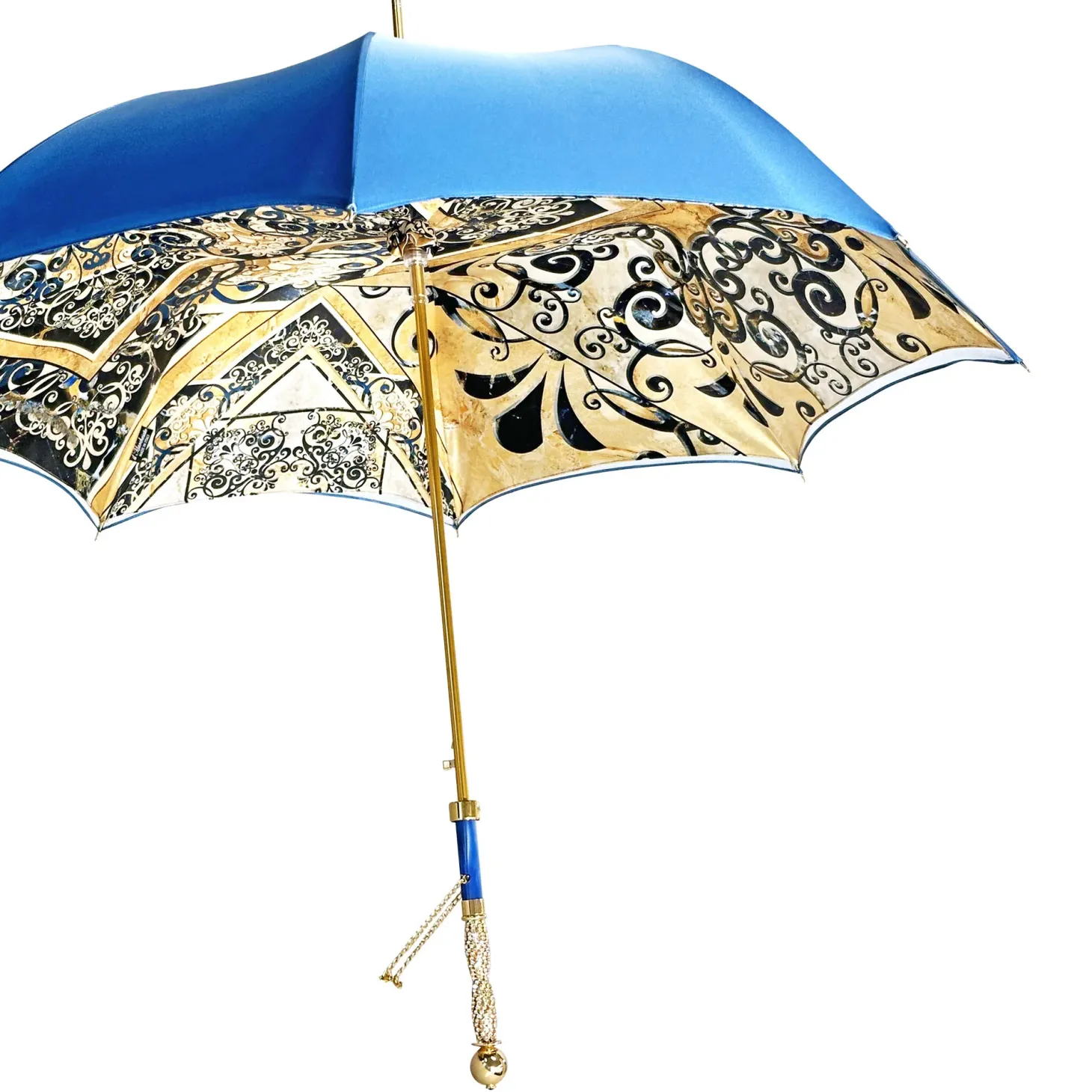 Handmade umbrella with exclusive Majolica design